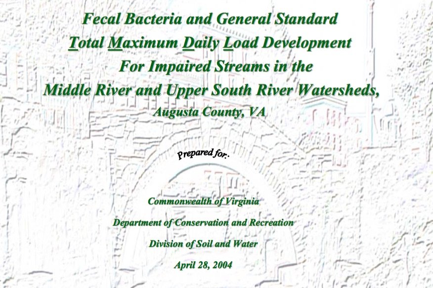 E. coli report for Middle River