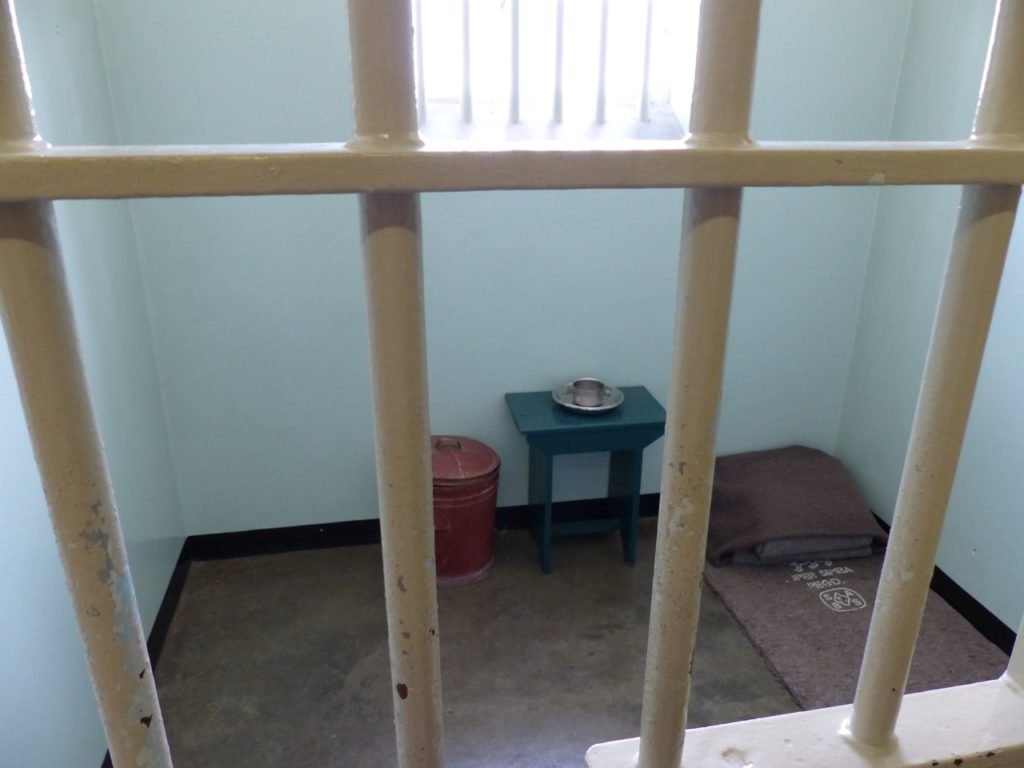Nelson Mandela's prison cell on Robbin Island.