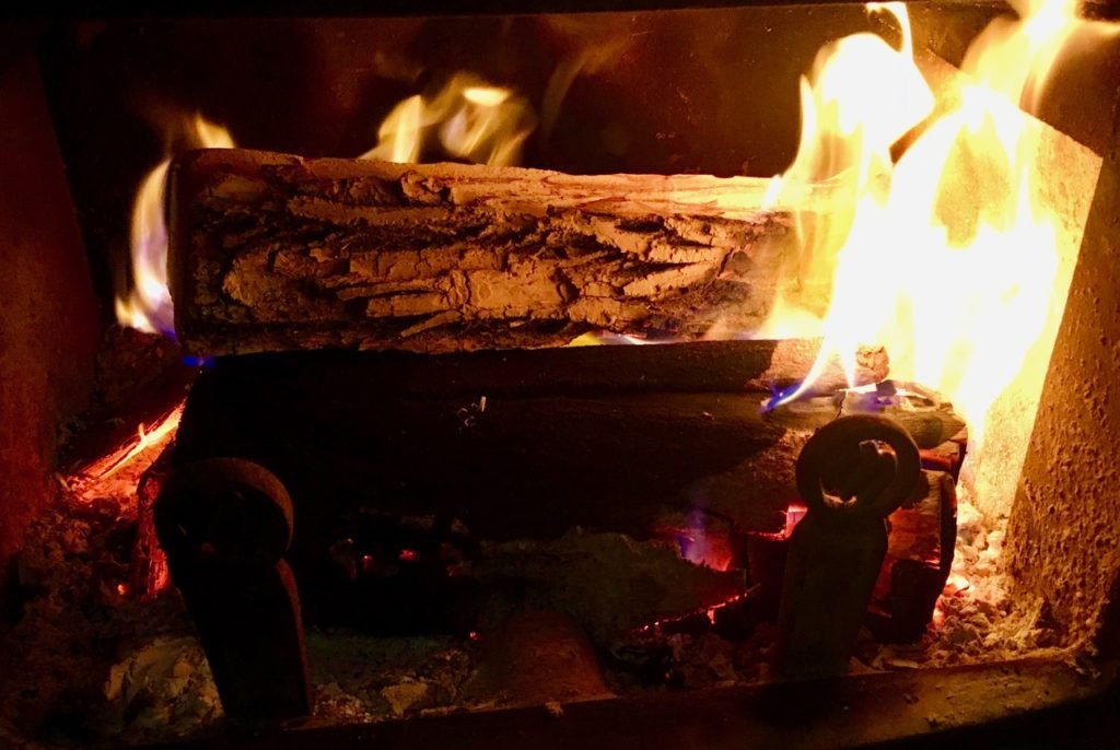 Carbon in my burning log